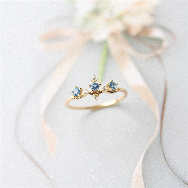 Sapphire Ring 925 Silver
