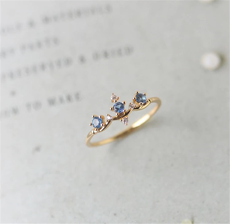 Sapphire Ring 925 Silver