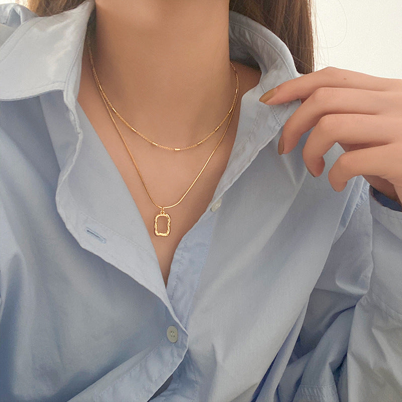 Anouk Gelaagde Hanger Ketting | 925 Sterling Zilver