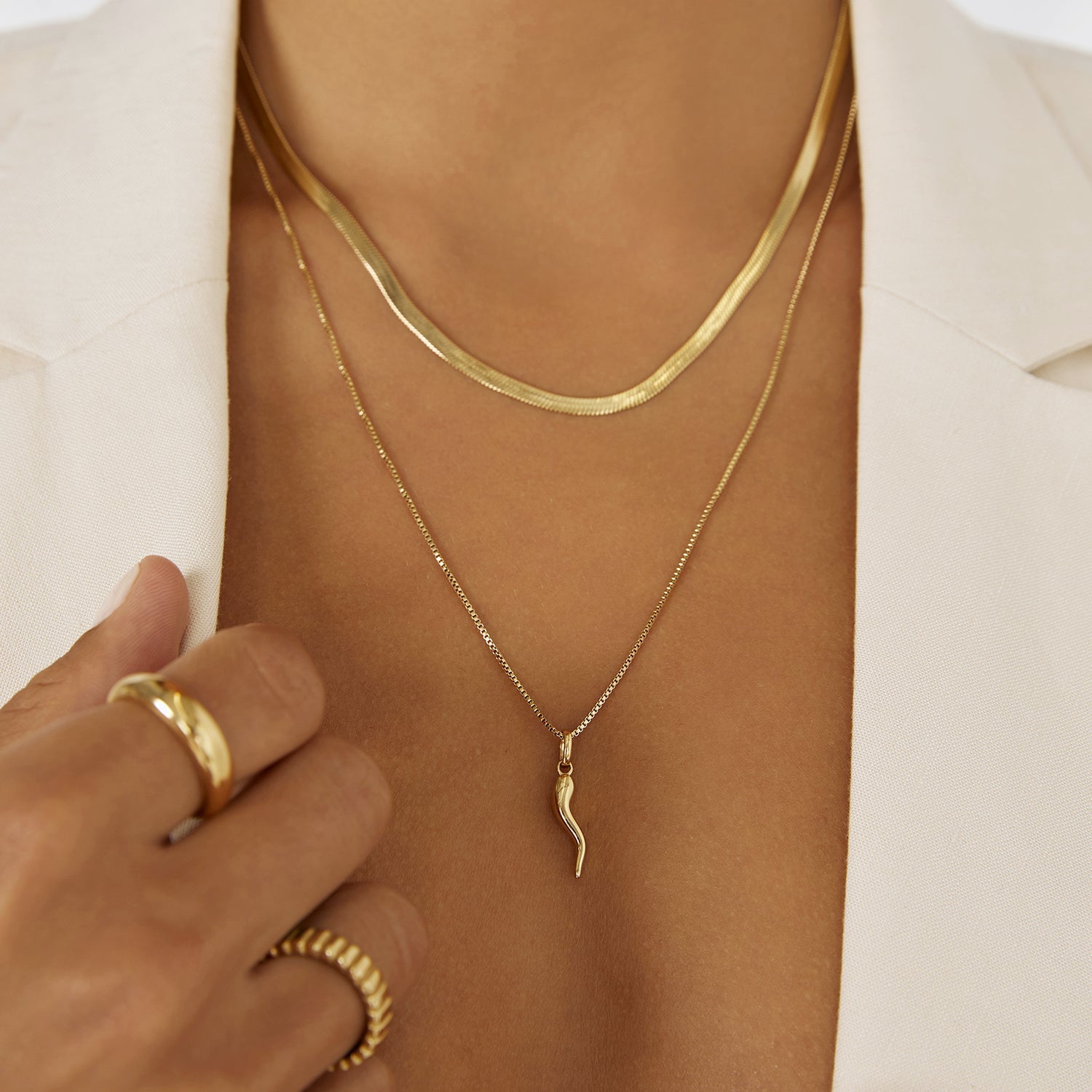 Visconte | Chili Gouden Charm Ketting