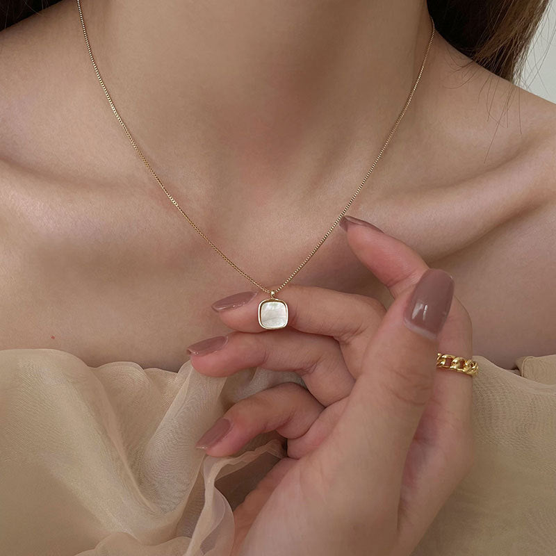 Parel Hanger Ketting | 14k Verguld Goud