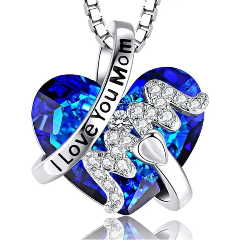 Crystal Mother's Day Necklace | 925 Sterling Silver – Stralend Cadeau voor Mama