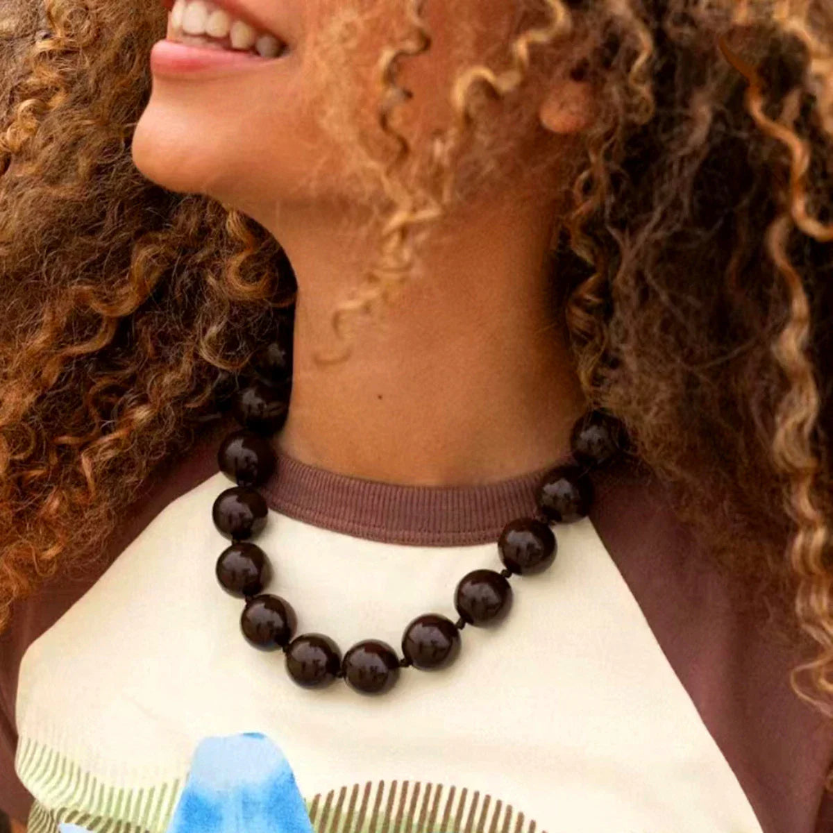 XXL Kralenketting | Zomerse Statement Necklace met Beach Vibes