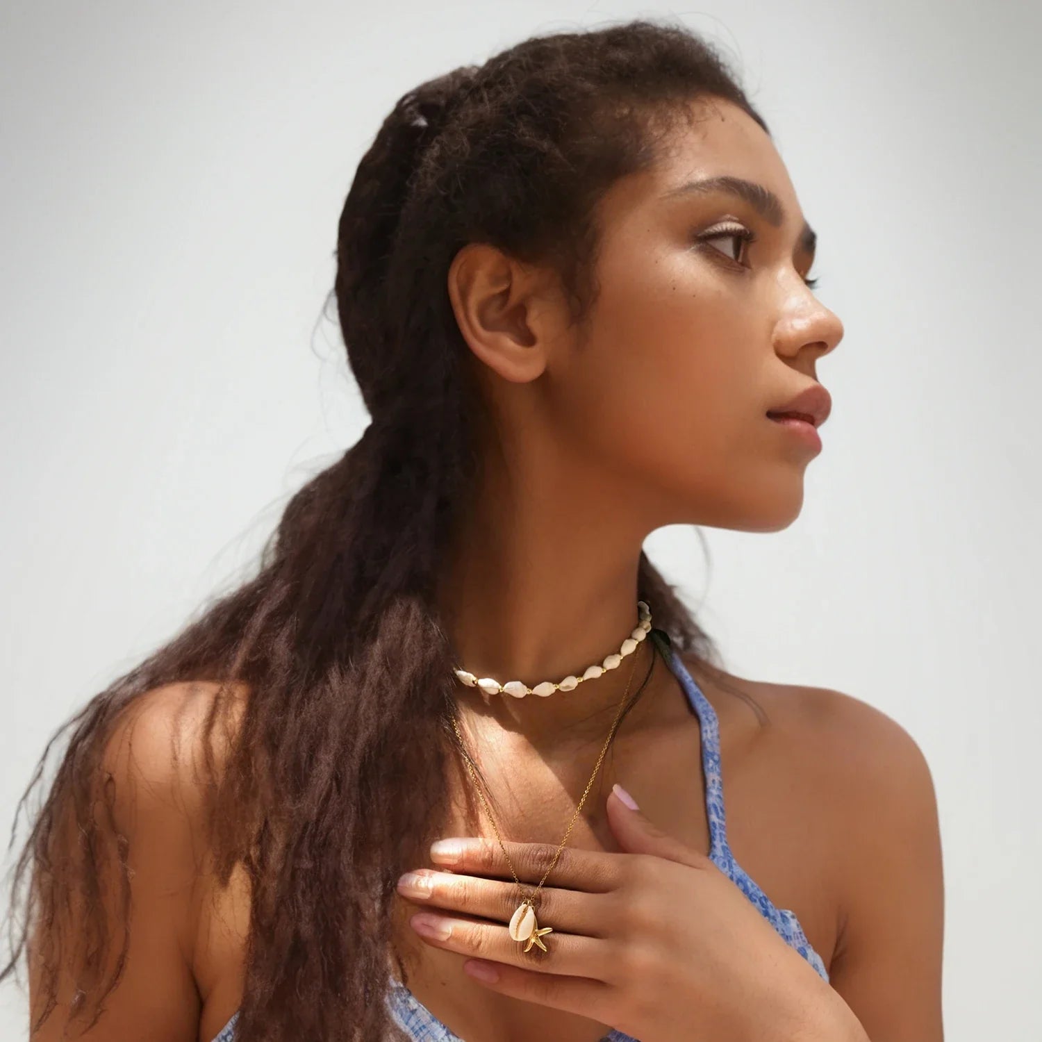 Beach Shell Necklace | Gouden Damesketting met Schelp, Schildpad of Zeester
