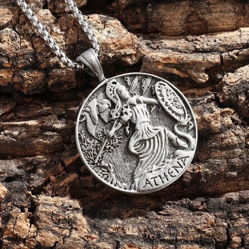 De Munt van Athena Ketting Oud Grieks Godin