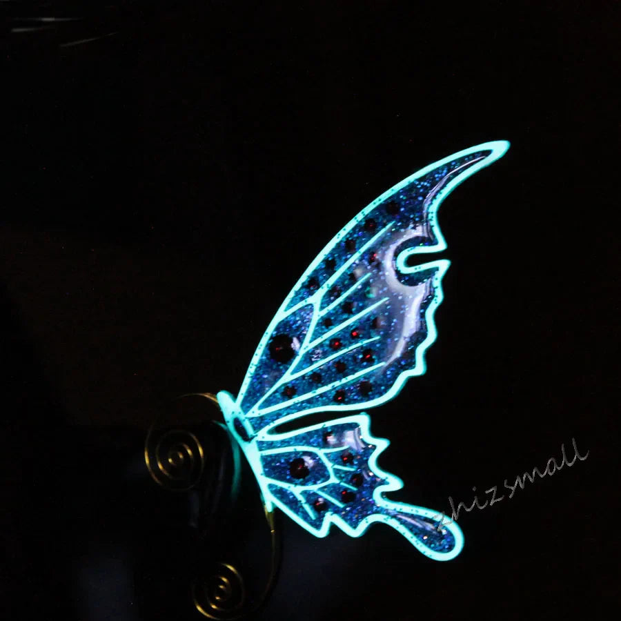 Glow in the Dark Butterfly Earrings | Sprookjesachtig Bosdesign met Lichtgevende Vleugels