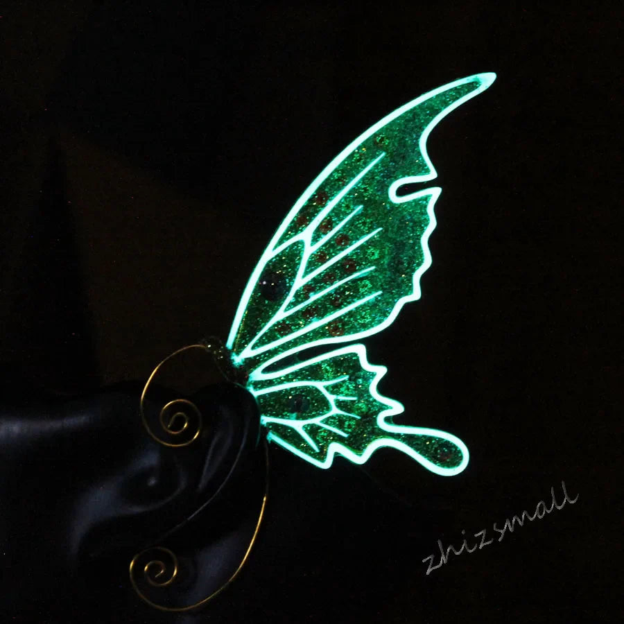 Glow in the Dark Butterfly Earrings | Sprookjesachtig Bosdesign met Lichtgevende Vleugels