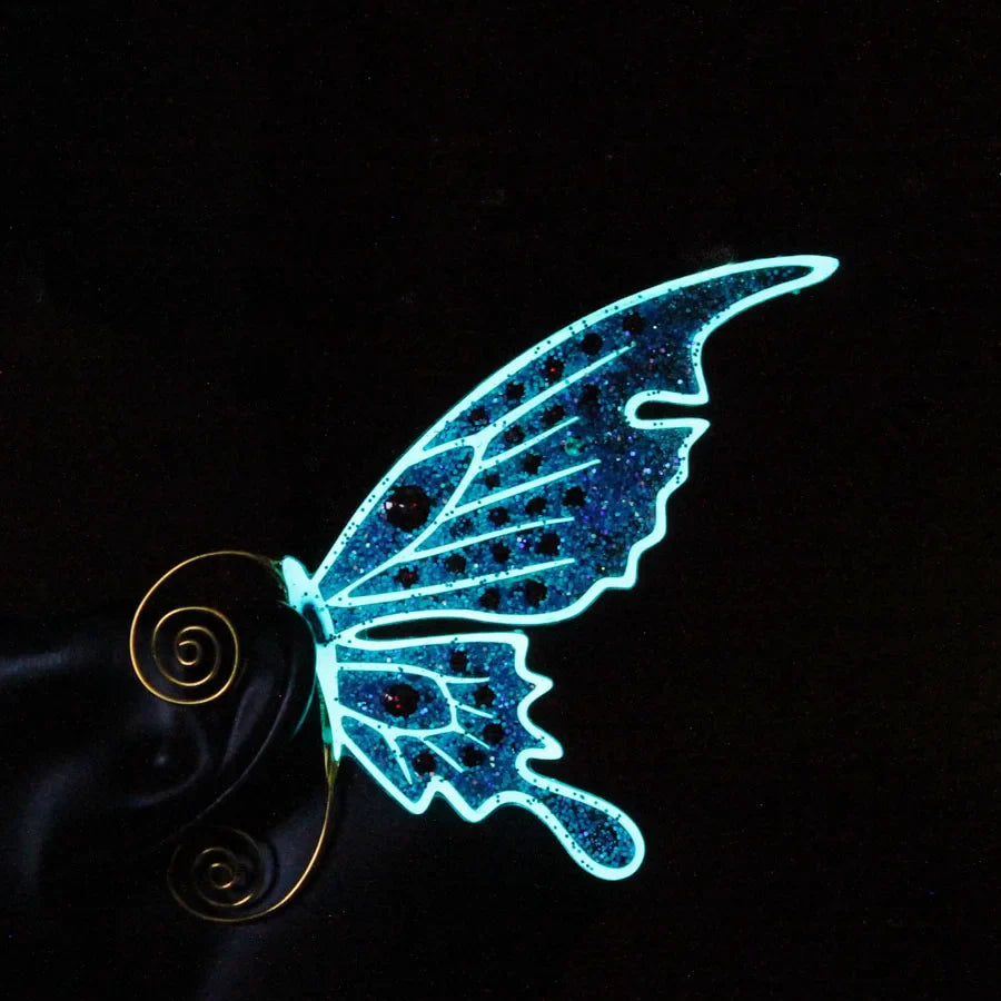 Glow in the Dark Butterfly Earrings | Sprookjesachtig Bosdesign met Lichtgevende Vleugels