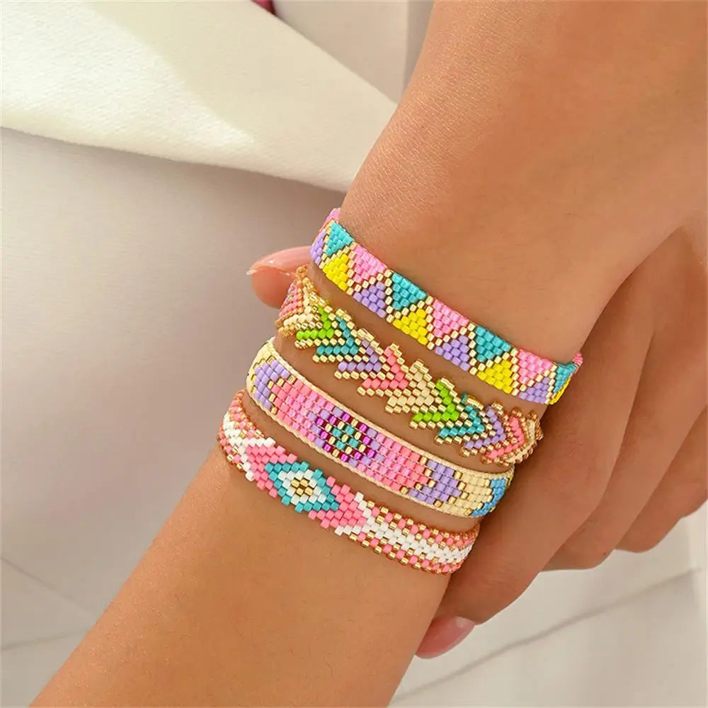 Handgemaakte Miyuki Kralen Armband | Loom Woven & Verstelbaar