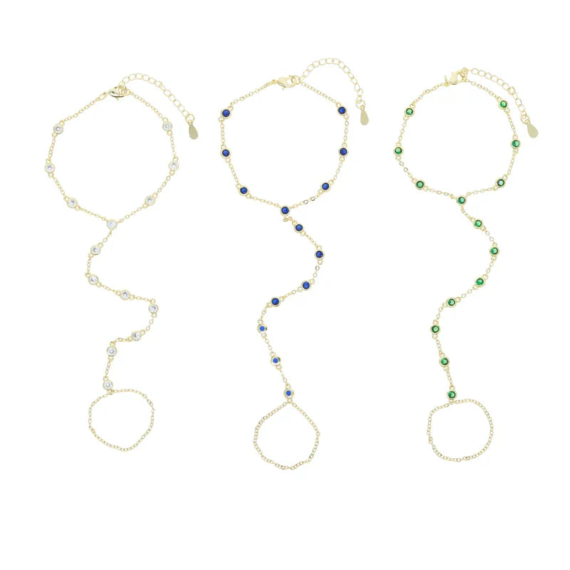 Slaven armband handketting | Plated 14k Gold