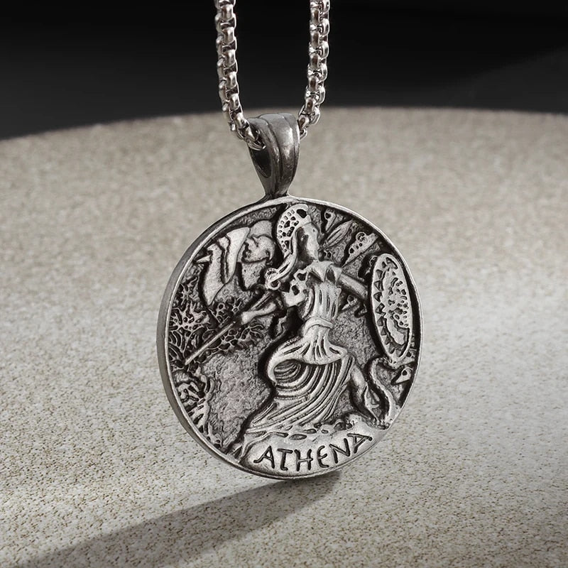 De Munt van Athena Ketting Oud Grieks Godin