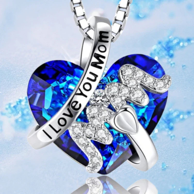 Crystal Mother's Day Necklace | 925 Sterling Silver – Stralend Cadeau voor Mama