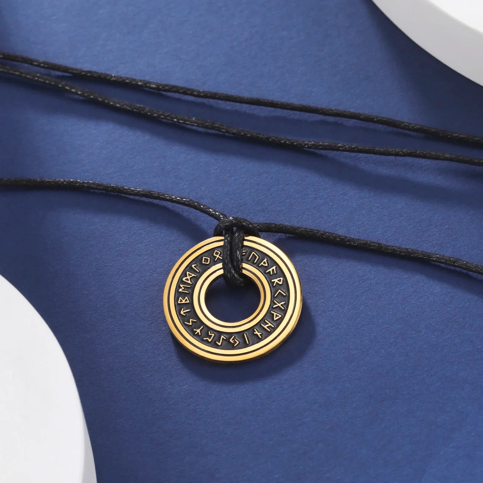 Viking Rune Ketting voor Mannen | Kracht en Rijkdom Manifesteren, 925 Sterling Zilver