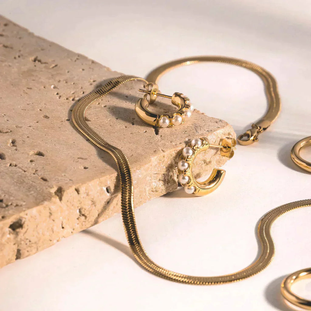 Visgraat Ketting Bella | 925 Sterling Zilver