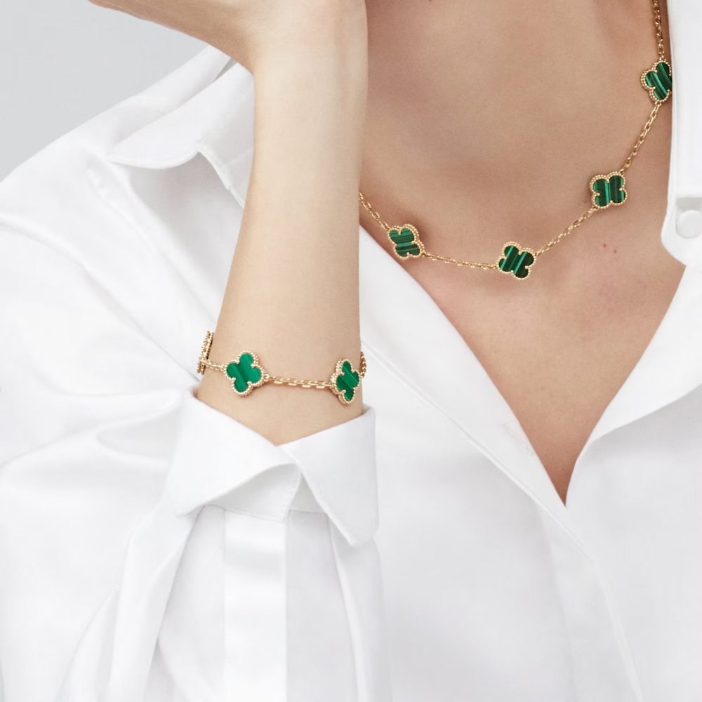 Barcelona | Green Clover Bracelet