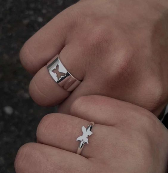 Matching Rings (Gold & Silver)