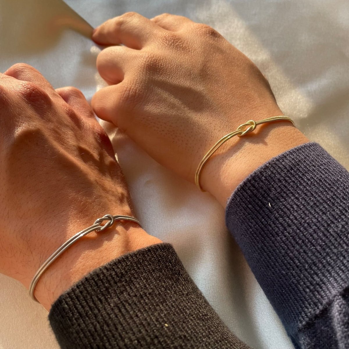 Visconte | Minimalistische armband liefdesknoop