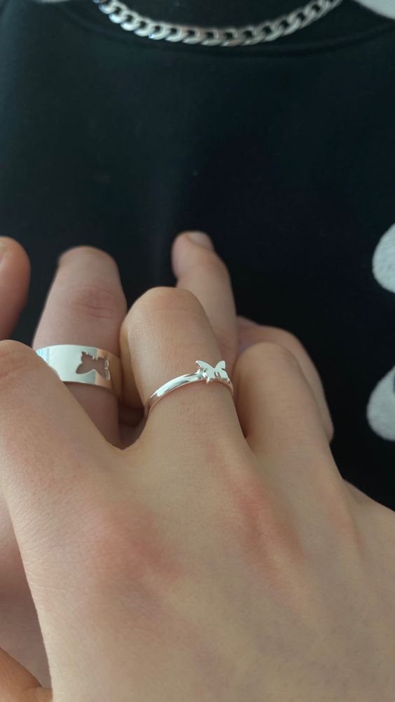 Matching Rings (Gold & Silver)