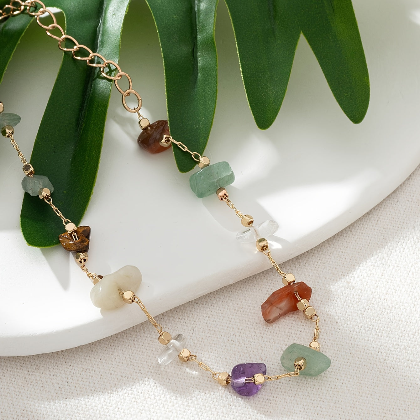 Arc-en-Ciel Bohème | Boho Armband Met Regenboogkleurige Kralen | Perfect Voor Vakanties, Feesten en Avonturen
