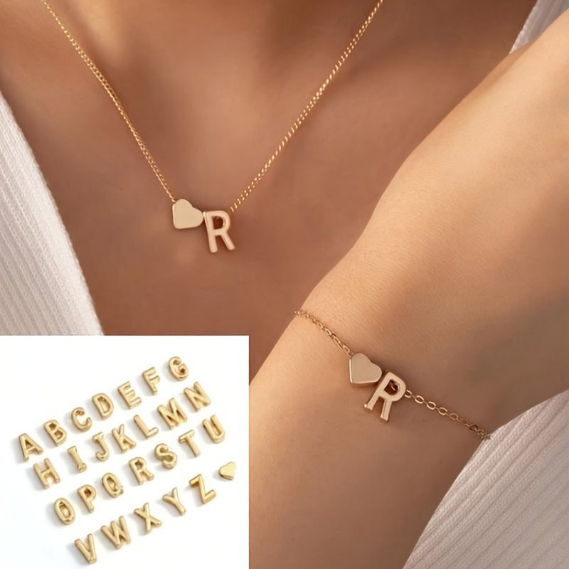 Ensemble Raffiné | Stijlvolle Set: 1 Halsketting + 1 Armband | Verfijnd Minimalistisch Design - Perfect Voor Dagelijkse Chic