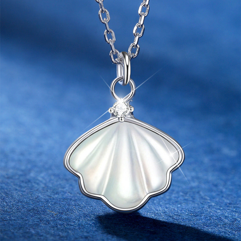 Radiant Seashell Necklace | S925 Sterling Silver