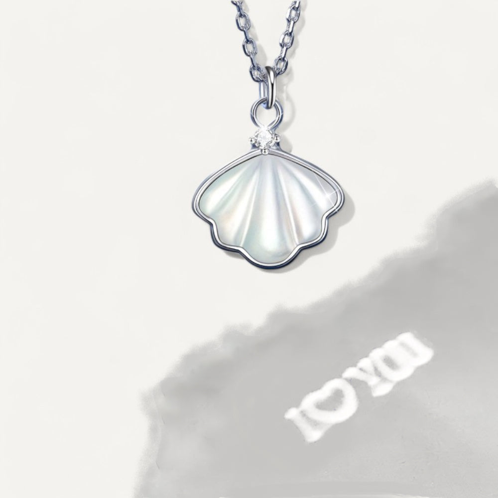 Radiant Seashell Necklace | S925 Sterling Silver