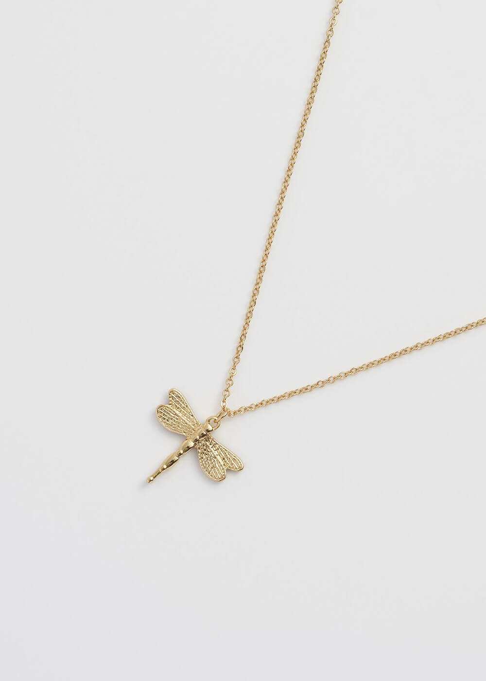 Fable Dragonfly Crystal Necklace | 925 Sterling Silver