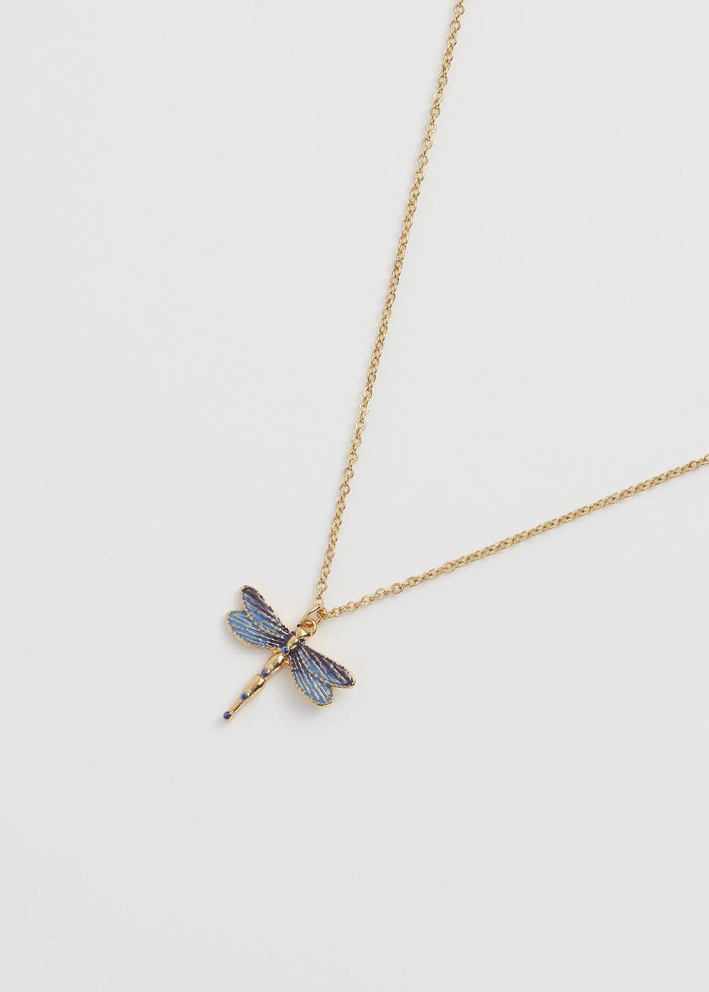 Fable Dragonfly Crystal Necklace | 925 Sterling Silver
