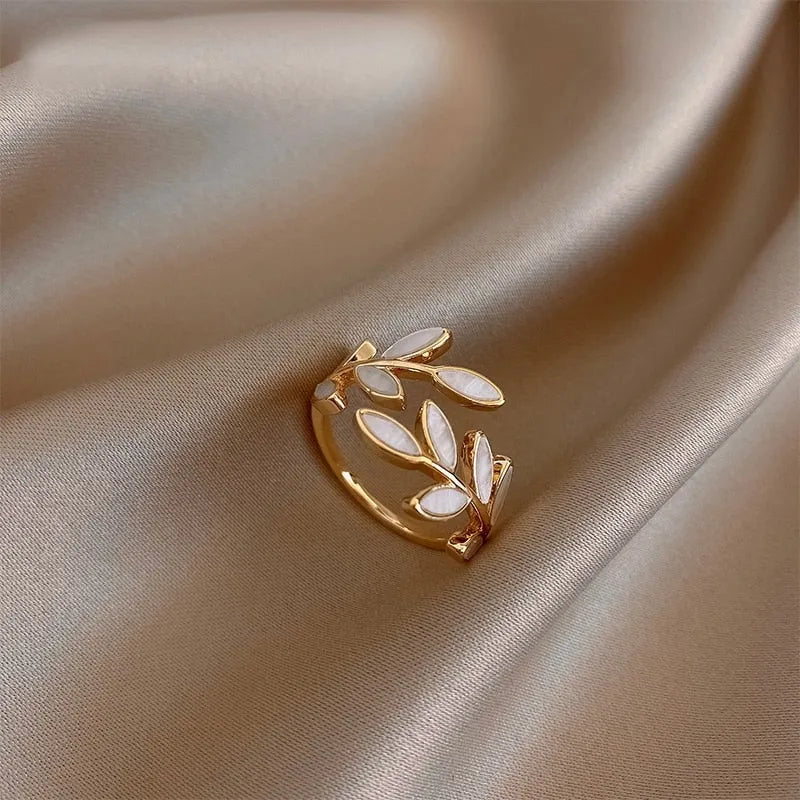 Ring - Elegant - 18K Verguld Koper, Hypoallergeen - Perfect voor Elke Gelegenheid