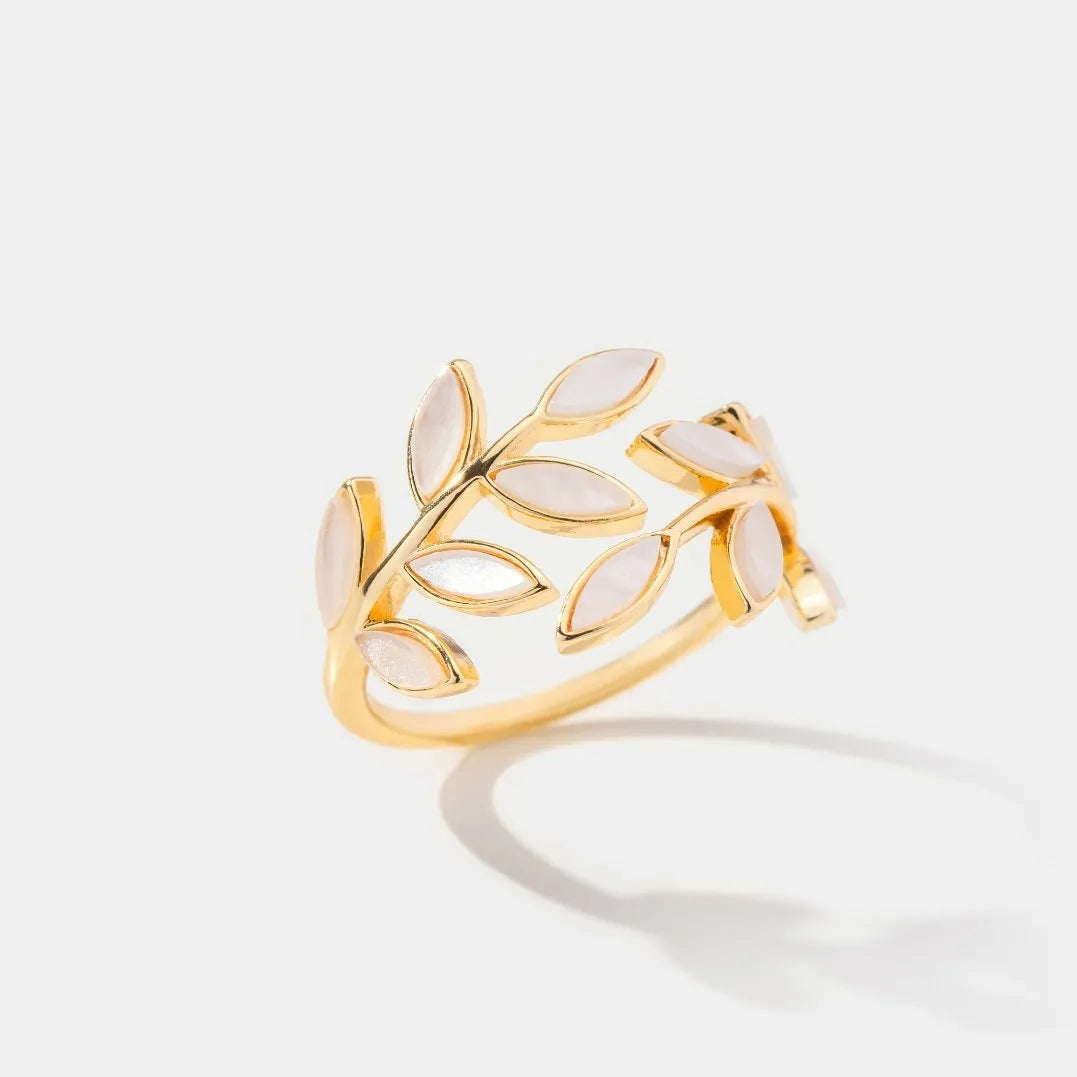 Ring - Elegant - 18K Verguld Koper, Hypoallergeen - Perfect voor Elke Gelegenheid