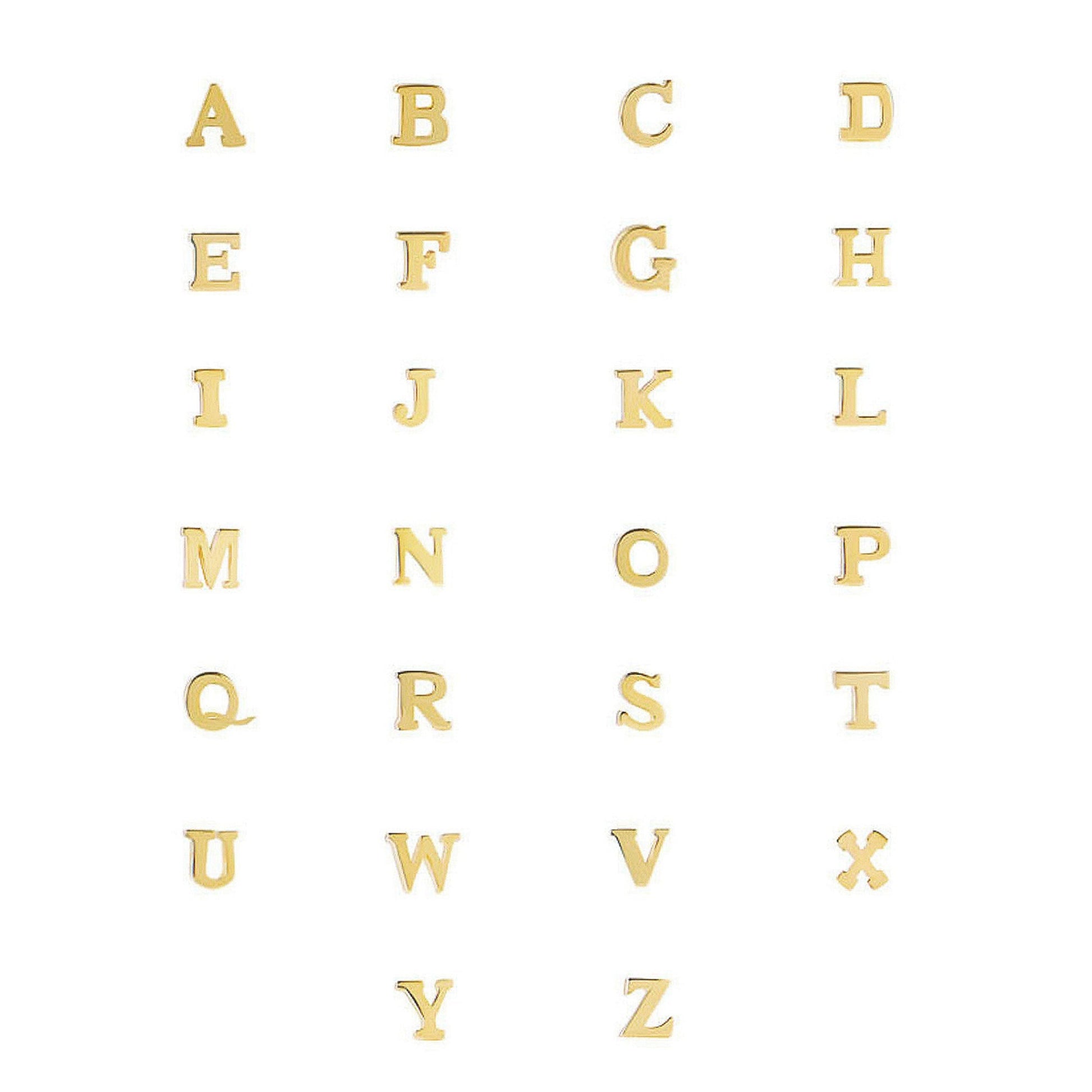 Le Mary DuChamp | Gouden ketting met initiaal