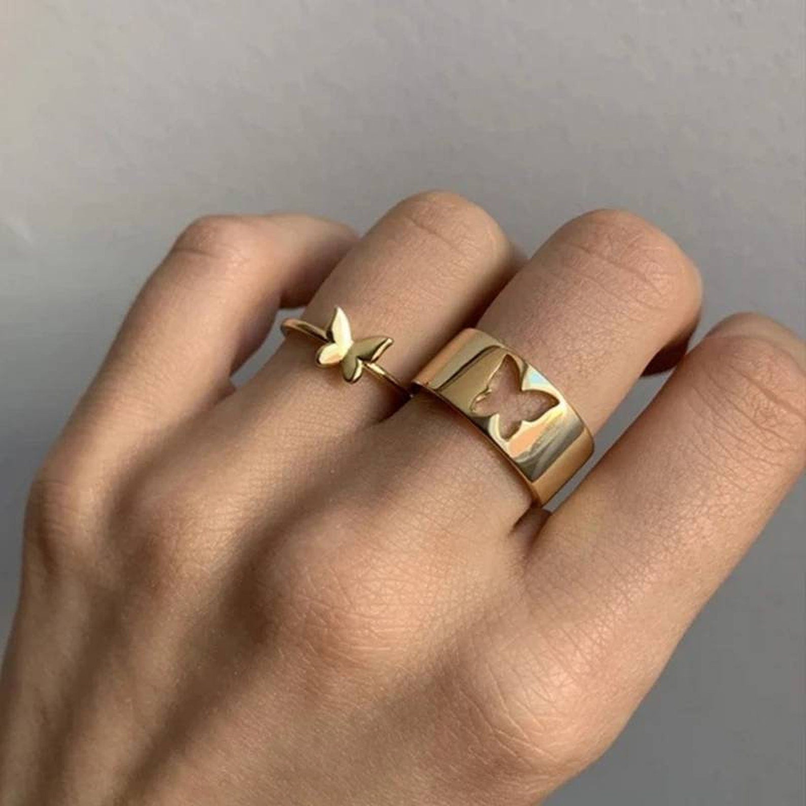 Matching Rings (Gold & Silver)