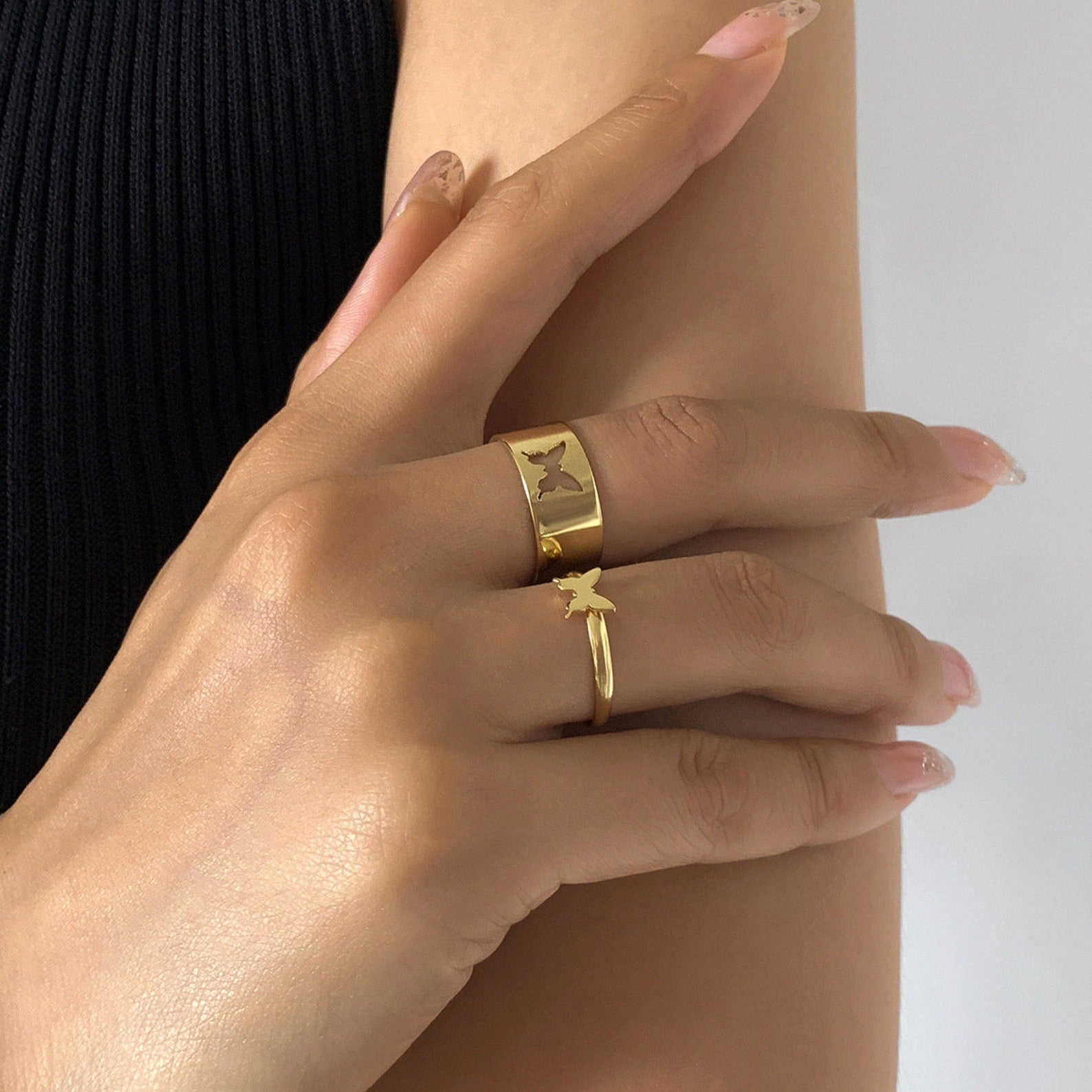 Matching Rings (Gold & Silver)