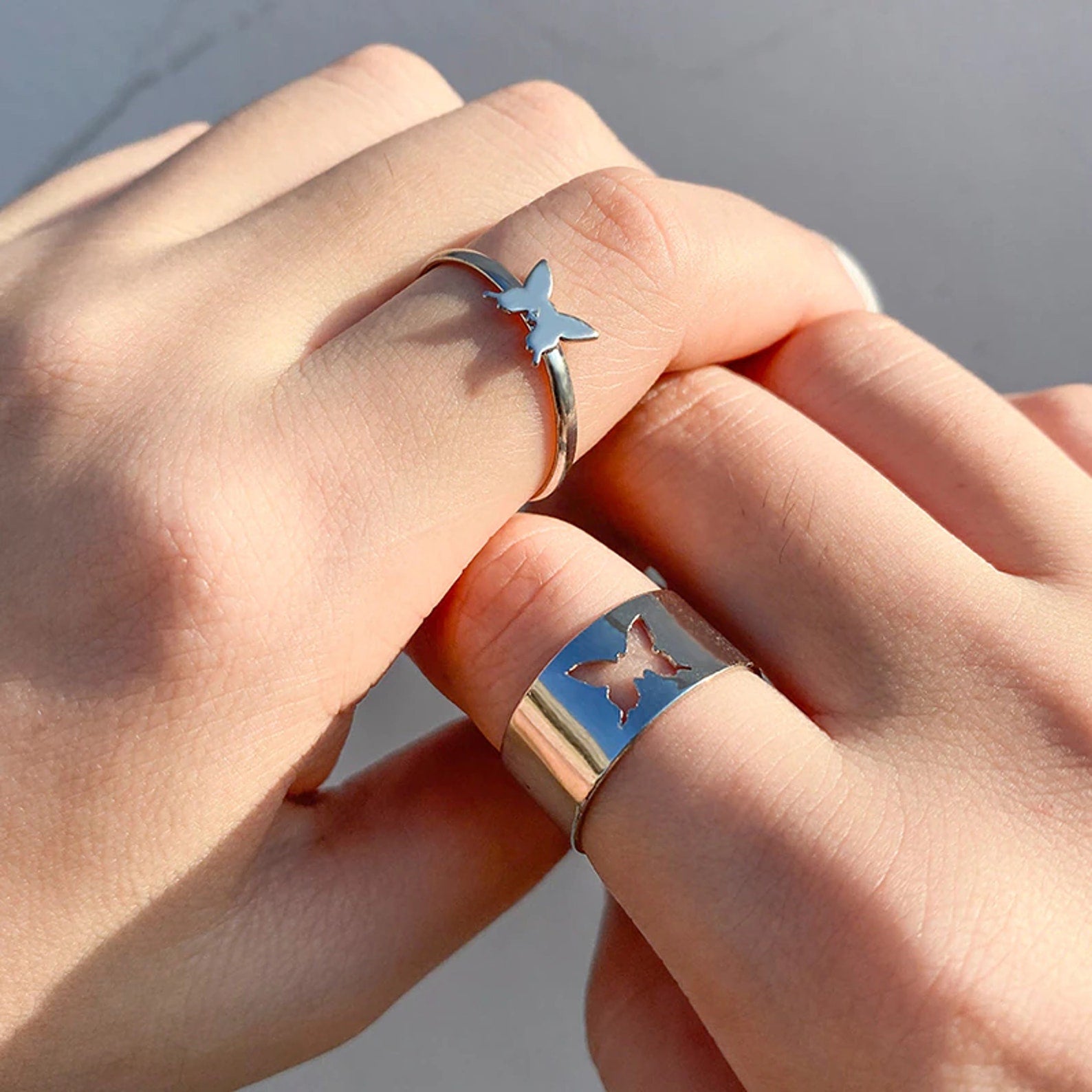 Matching Rings (Gold & Silver)