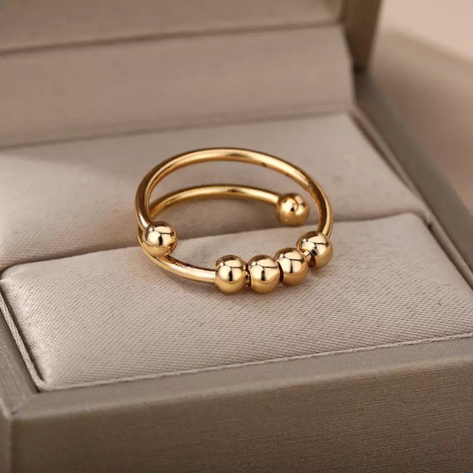 Fidget Bead Ring