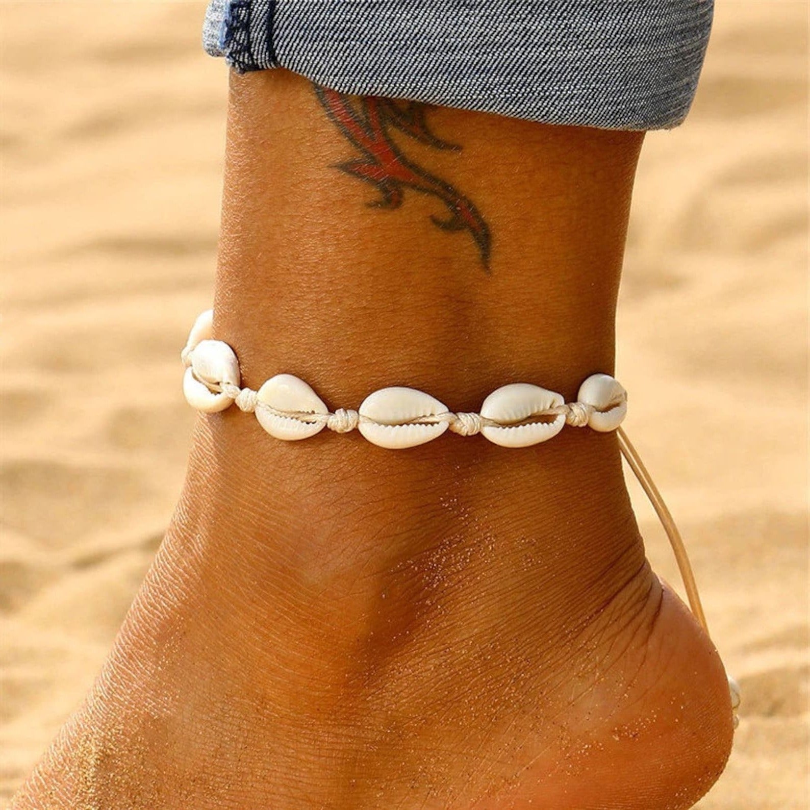 Handmade Shell Necklace & Bracelet