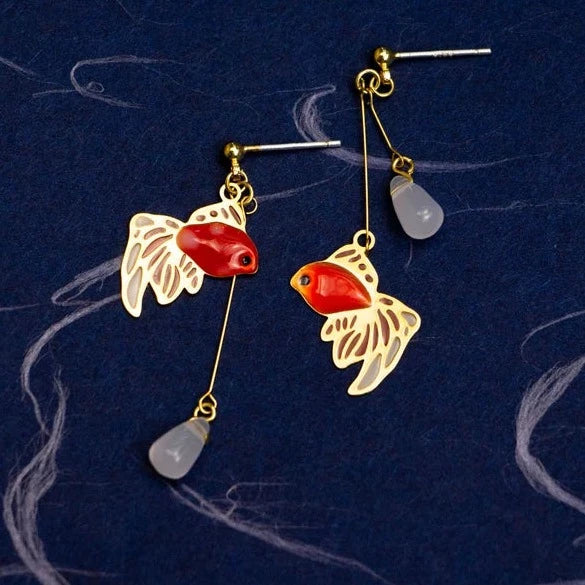 Lucky Koi Mismatched Earrings