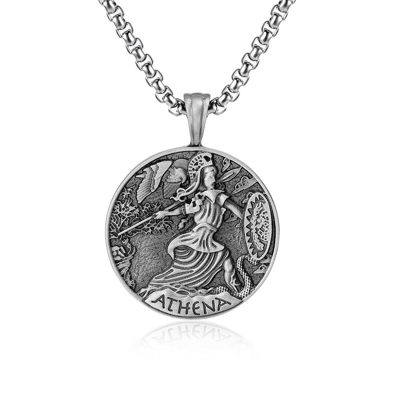 De Munt van Athena Ketting Oud Grieks Godin