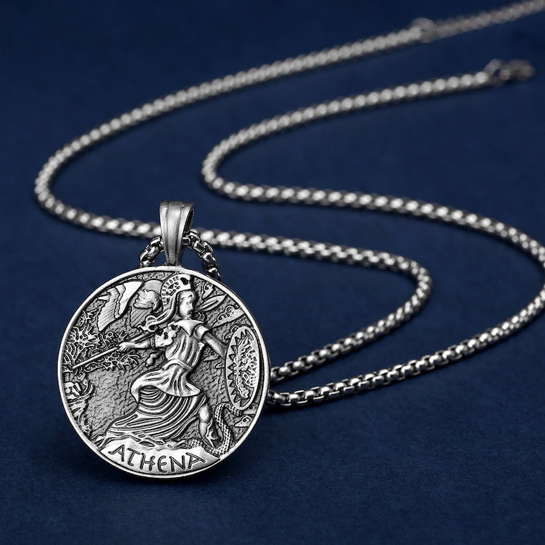 De Munt van Athena Ketting Oud Grieks Godin