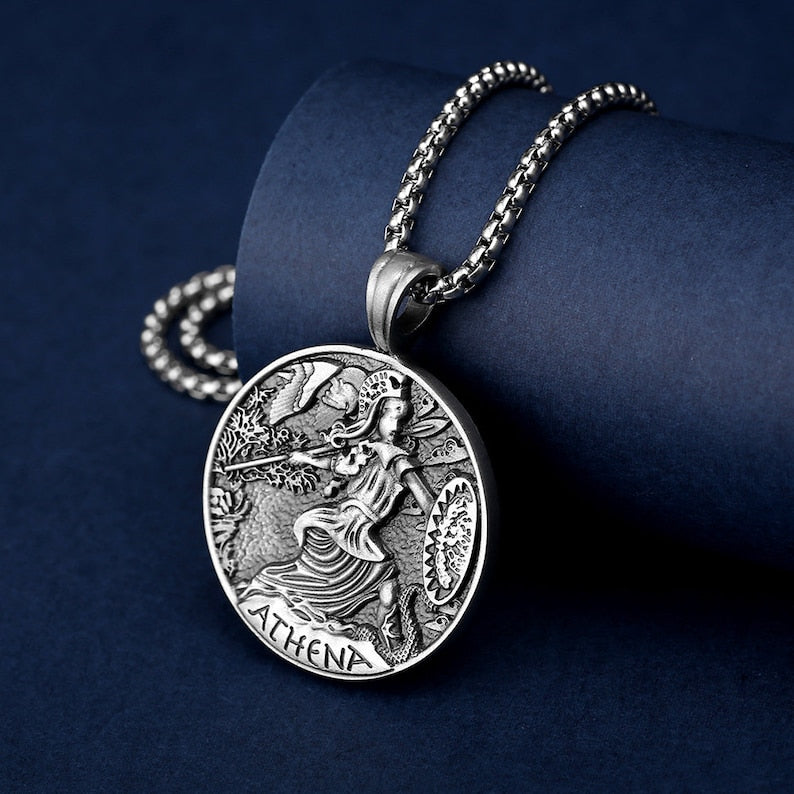 De Munt van Athena Ketting Oud Grieks Godin