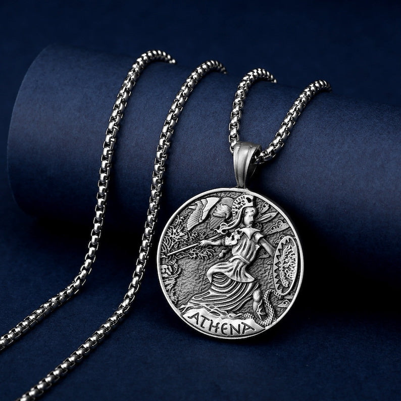 De Munt van Athena Ketting Oud Grieks Godin