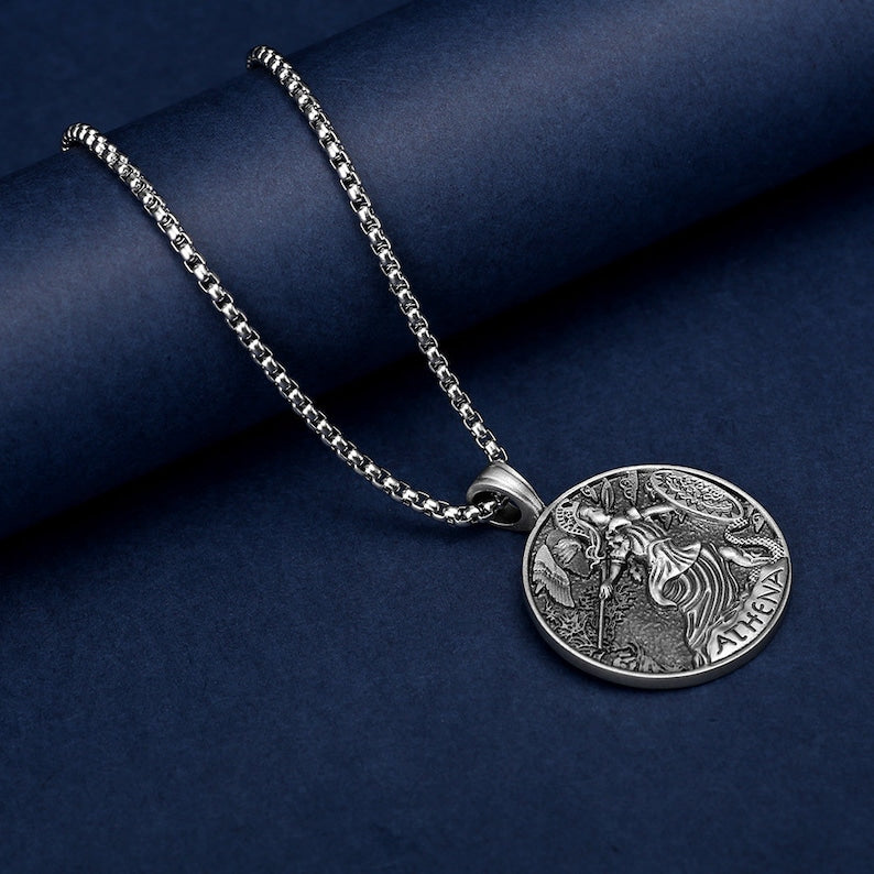 De Munt van Athena Ketting Oud Grieks Godin