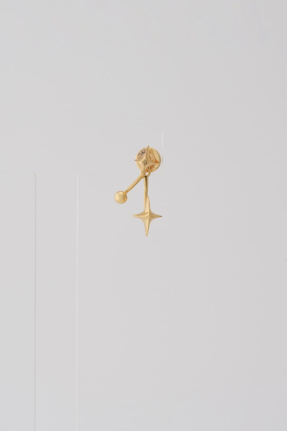 Silver Shooting Star Ear Earrings - Unique Celestial Jewelry
