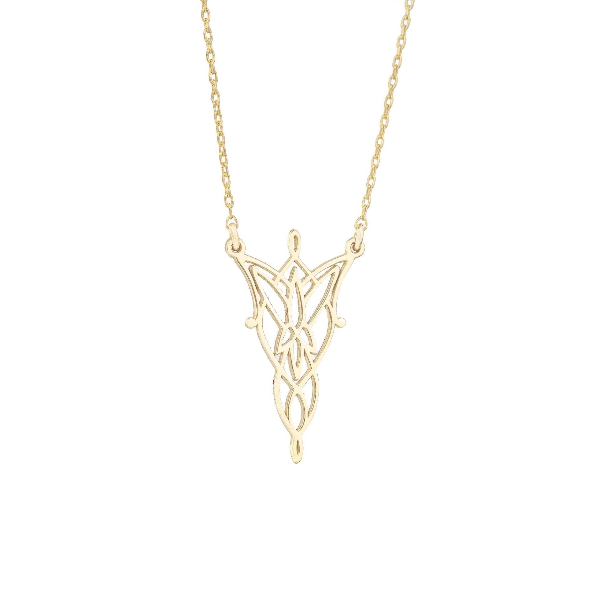 Minimalist Evenstar Necklace - LOTR-Inspired Fairy Tale Pendant with Dainty Chain | Perfect Gift for Elven Queen Fans