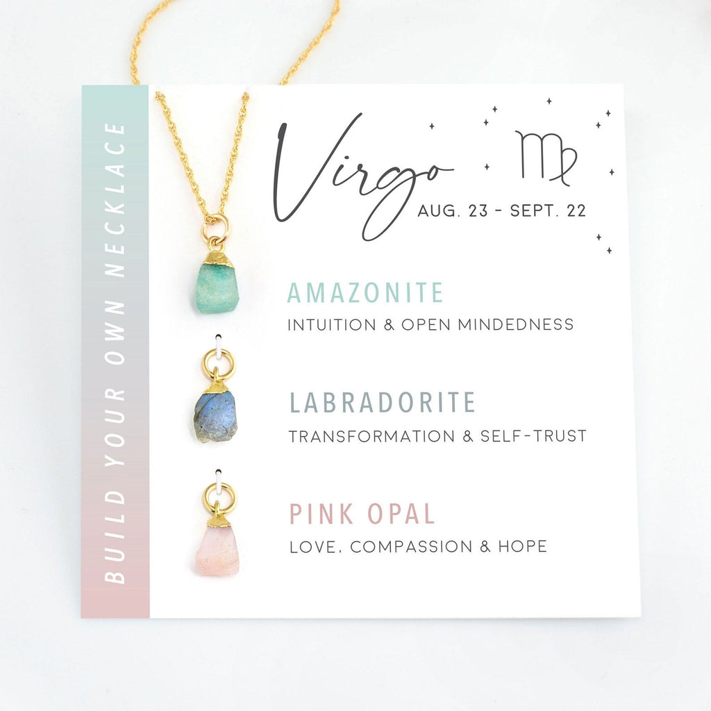 Zodiac Birthstone Necklace