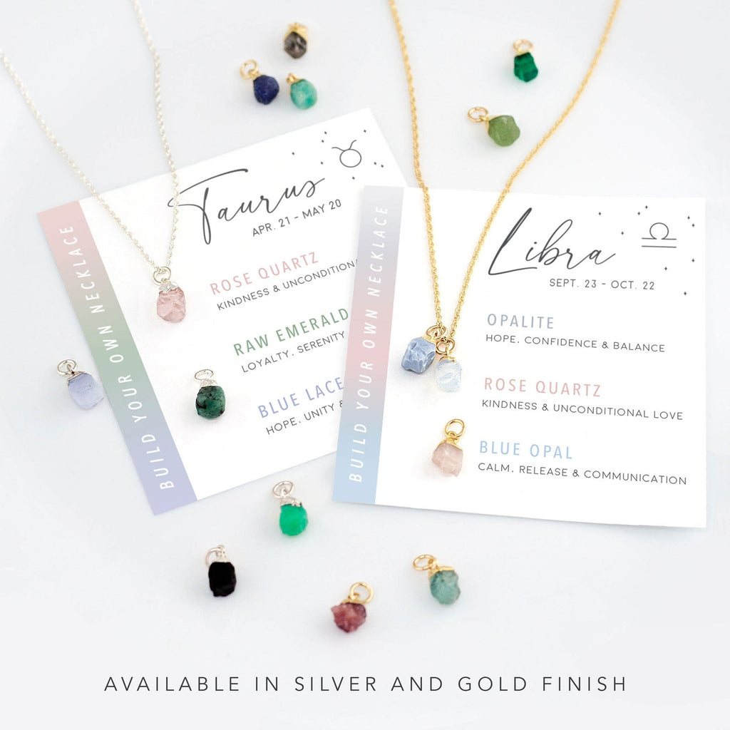 Zodiac Birthstone Necklace