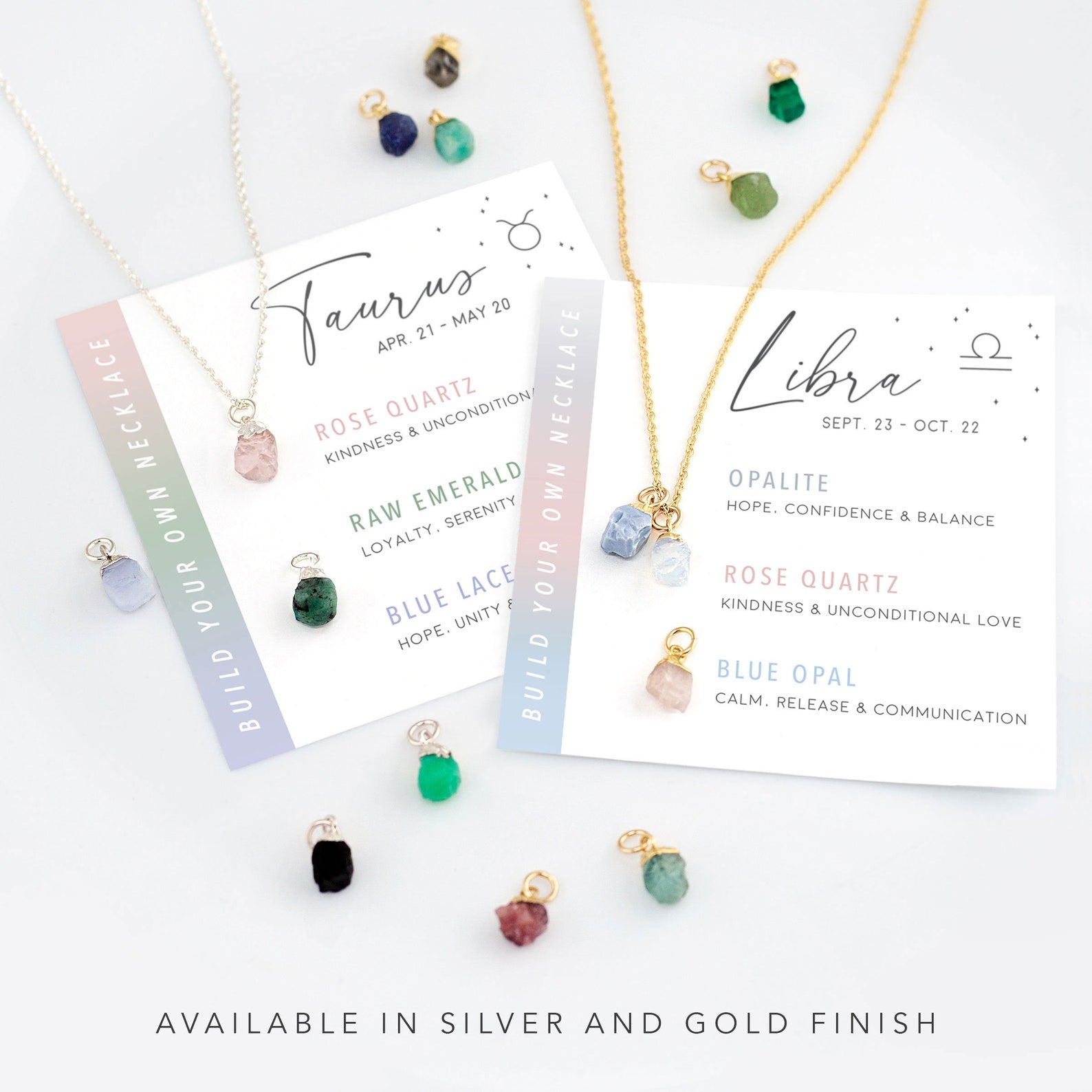 Zodiac Birthstone Necklace