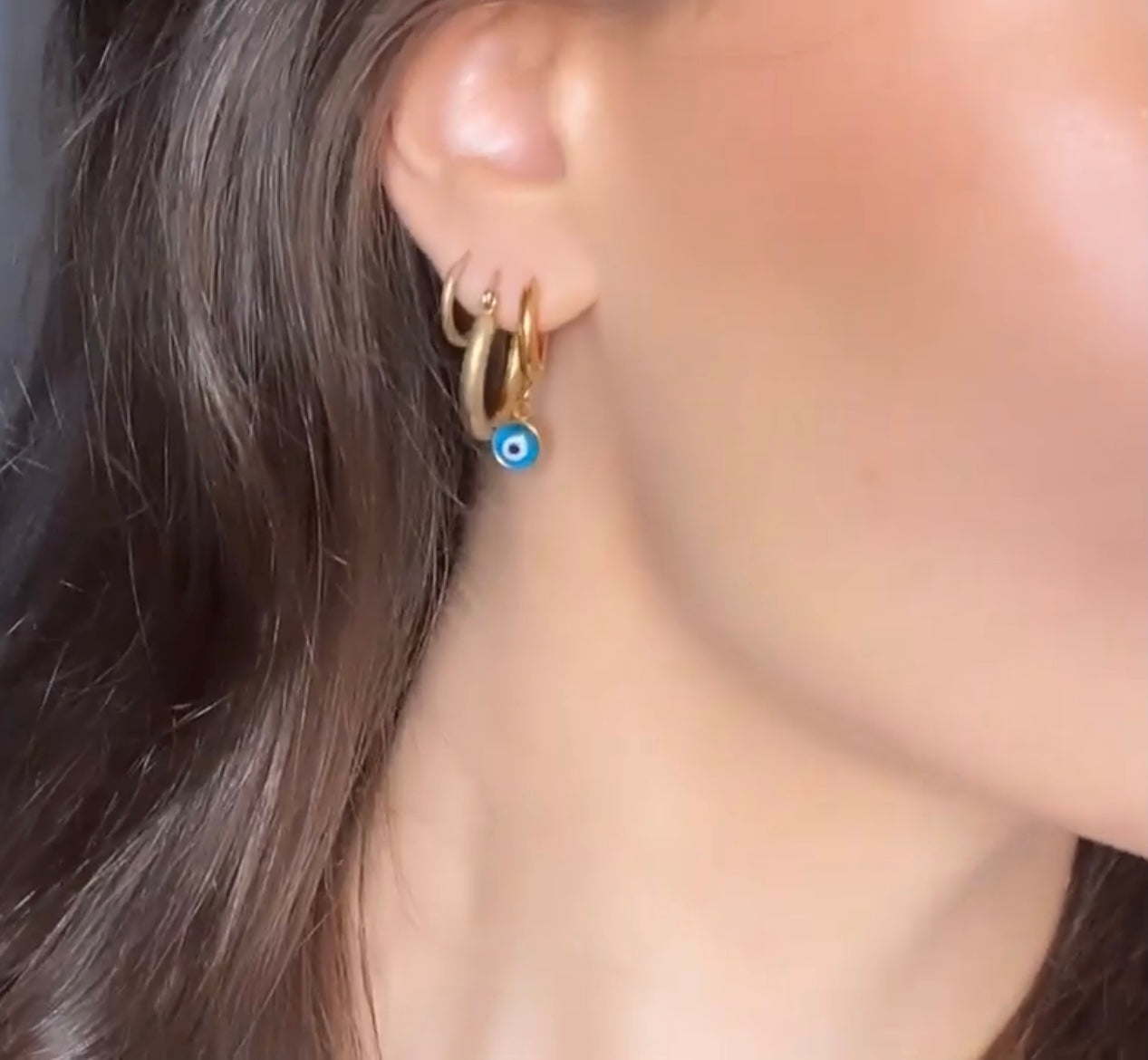 Evil Eye Earrings (Gold & Silver)