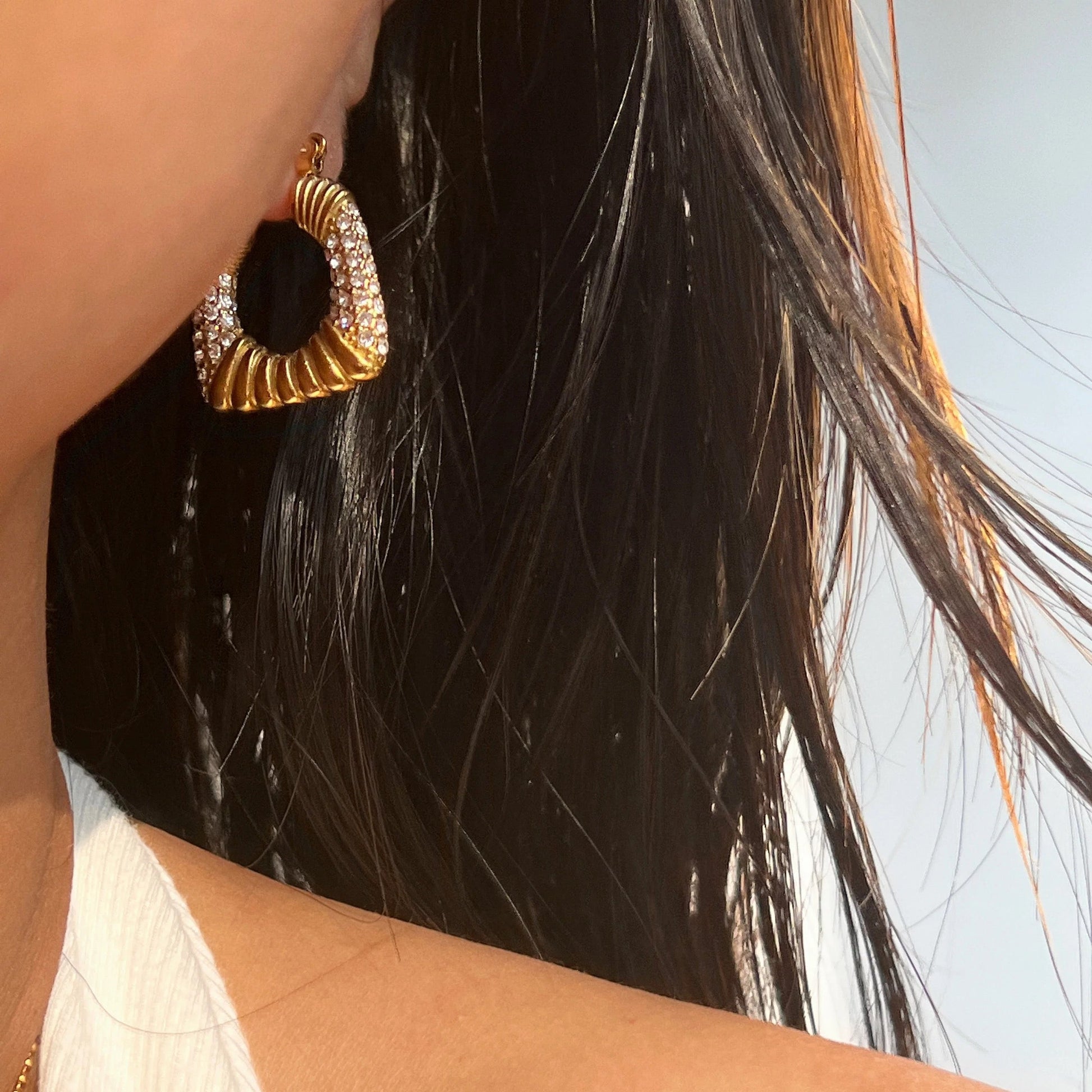 Stargirl Pave Hoops