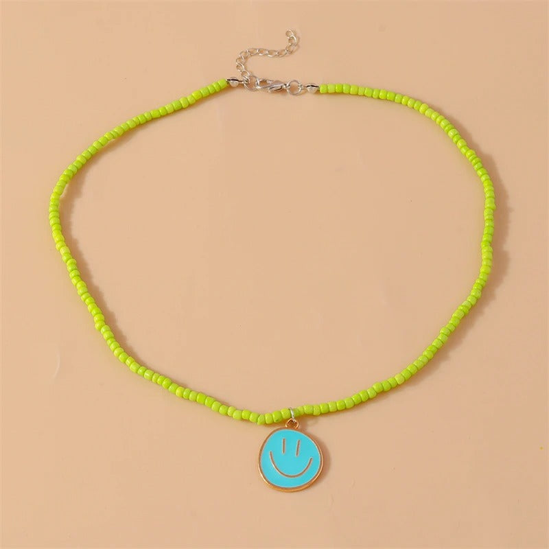 Cute Smiley Ketting | Zomer 2025 Trendy Necklace met Vrolijke Vibe